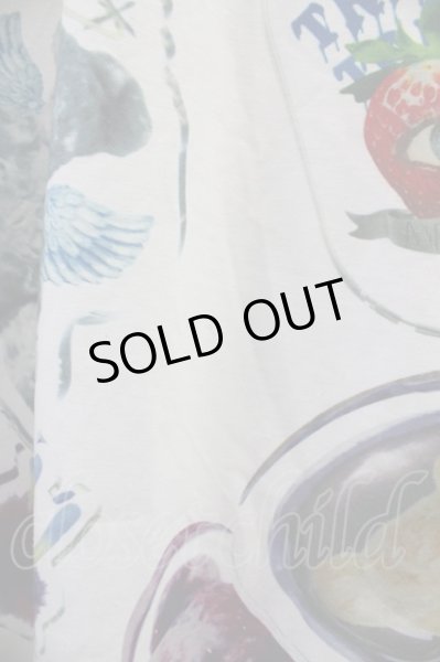 画像6: TRAVAS TOKYO Tシャツ.Acrylic art round hem BIG T-23-05-09-020-TR-ts-YM-ZT161 (6)