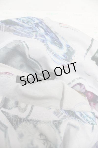 画像9: TRAVAS TOKYO Tシャツ.Acrylic art round hem BIG T-23-05-09-020-TR-ts-YM-ZT161 (9)