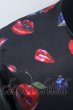 画像2: JURY BLACK Tシャツ.LIP総柄ブルゾン /ブラック/2 O-23-05-12-001-JU-ts-YM-ZT210 (2)