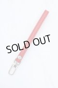 【SALE】Justin Davis ストラップ.レザーキーホルダー /レッド/ O-23-05-12-044-Ju-za-YM-ZT-ML001