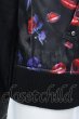 画像4: JURY BLACK Tシャツ.LIP総柄ブルゾン /ブラック/2 O-23-05-12-001-JU-ts-YM-ZT210 (4)