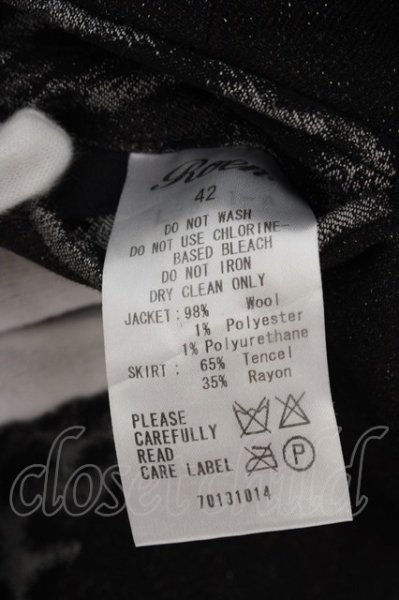 画像10: Roen ジャケット.フラップ切り替えコーティングテーラード /レッドｘブラック/42 O-23-05-17-002-Ro-ja-YM-ZT229 (10)