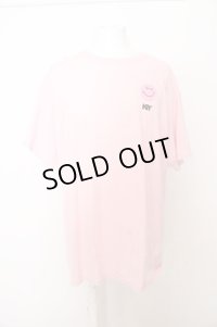 【WINTERセール】MARDIGRAS(SADS清春) Tシャツ.Smily KIY /ピンク/XL O-23-05-24-001-MA-ts-YM-ZT048