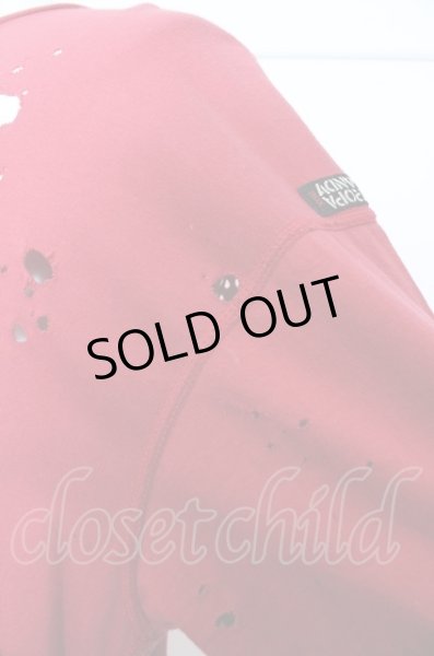 画像7: Moonage Devilment(清春) Tシャツ.× PROPA9ANDA RAD MAD HEARTS CRASH /レッド/44 O-23-05-24-002-Mo-ts-YM-ZT48 (7)