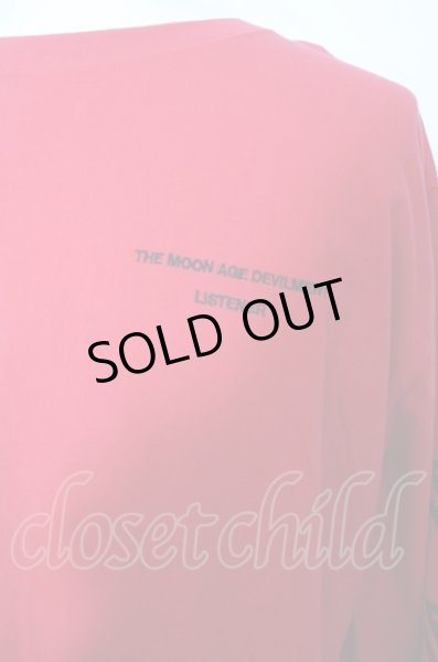 画像2: Moonage Devilment(清春) カットソー.GRAPHIC PRINT L/S T-shirt TYPE A /レッド/46 O-23-05-24-003-Mo-to-YM-ZT048 (2)