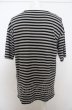 画像4: Moonage Devilment(清春) Tシャツ.ルーズボーダー /ブラックｘグレー/46 O-23-05-24-004-Mo-ts-YM-ZT48 (4)
