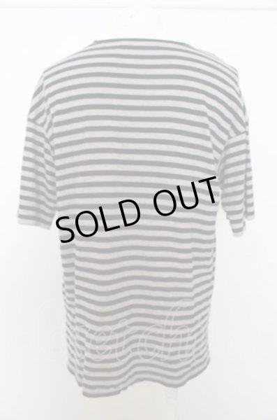 画像4: Moonage Devilment(清春) Tシャツ.ルーズボーダー /ブラックｘグレー/46 O-23-05-24-004-Mo-ts-YM-ZT48 (4)