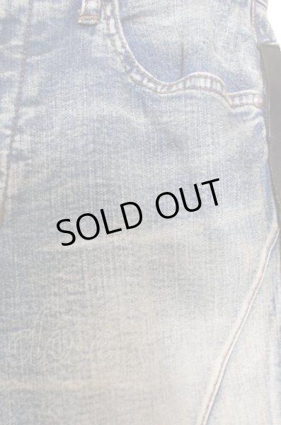 画像4: 青激-SEIGEKI- パンツ.ストレッチダメージスキニー /インディゴ/26 O-23-05-24-065-GE-pa-YM-ZT105 (4)