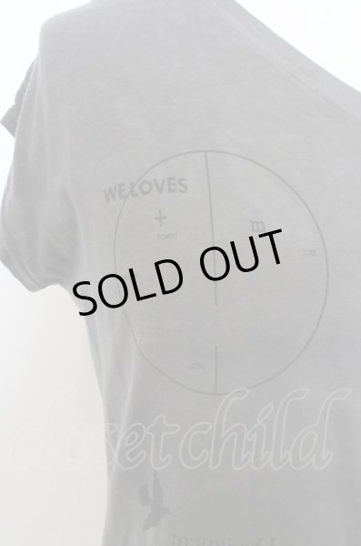 画像3: Moonage Devilment(清春) Tシャツ.プリントポケット /チャコール/S O-23-05-24-007-Mo-ts-YM-ZT48 (3)