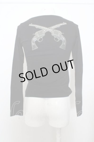 画像4: roar カットソー.バックハートスワロピストル /ブラック/2（レディース） O-23-05-24-074-ro-to-YM-ZT014 (4)