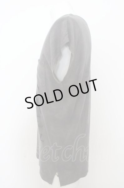 画像4: Moonage Devilment(清春) Tシャツ.プリントポケット /チャコール/S O-23-05-24-007-Mo-ts-YM-ZT48 (4)