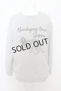 【SALE】MARDIGRAS(SADS清春) カットソー.JAPANESE　MENU スウェット /グレー/XL O-23-05-24-008-MA-to-YM-ZT48