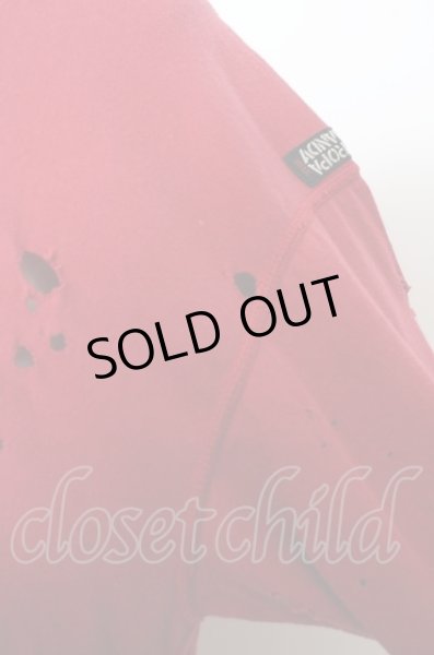 画像4: Moonage Devilment(清春) Tシャツ.× PROPA9ANDA RAD MAD HEARTS CRASH /レッド/44 O-23-05-24-002-Mo-ts-YM-ZT48 (4)