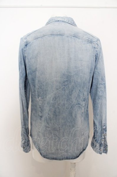 画像3: GOSTAR DE FUGA シャツ.デニムウエスタン'18SS /ライトブルー/46 O-23-05-24-018-GO-sh-YM-ZT047 (3)