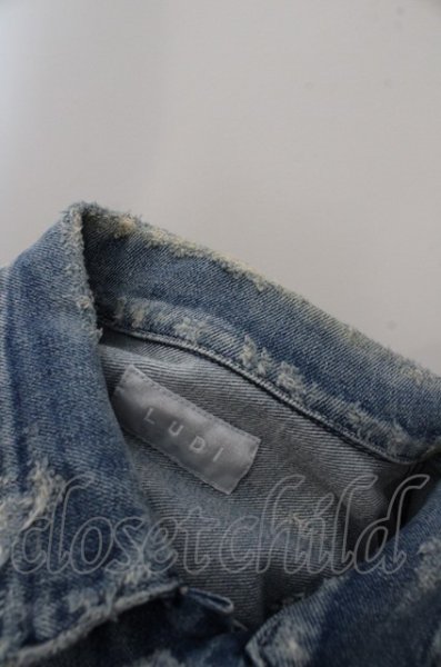 画像4: LUDI ジャケット.オーバーリメイクデニムトラッカー /ホワイト/44 O-23-05-24-019-LU-ja-YM-ZT047 (4)