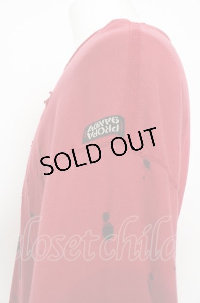 画像5: Moonage Devilment(清春) Tシャツ.× PROPA9ANDA RAD MAD HEARTS CRASH /レッド/44 O-23-05-24-002-Mo-ts-YM-ZT48 (5)