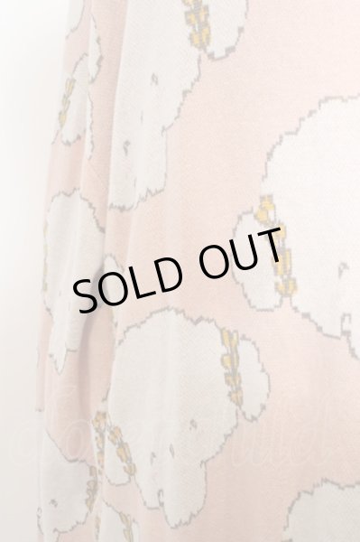 画像2: TRAVAS TOKYO ニット.こぎみゅん総柄プルオーバー /ピンク/ O-23-05-31-008-TR-ja-IG-ZT226 (2)