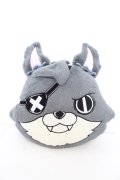 【セール】NieR Clothing クッション.ガオマル /グレー/ O-23-06-04-042-Ni-za-YM-ZT040