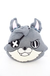 【セール】NieR Clothing クッション.ガオマル /グレー/ O-23-06-04-042-Ni-za-YM-ZT040