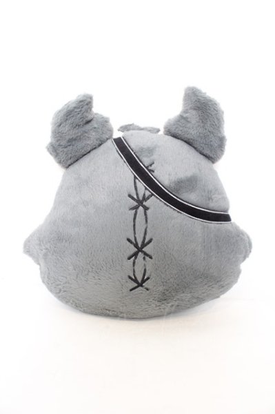 画像2: NieR Clothing クッション.ガオマル /グレー/ O-23-06-04-042-Ni-za-YM-ZT040 (2)