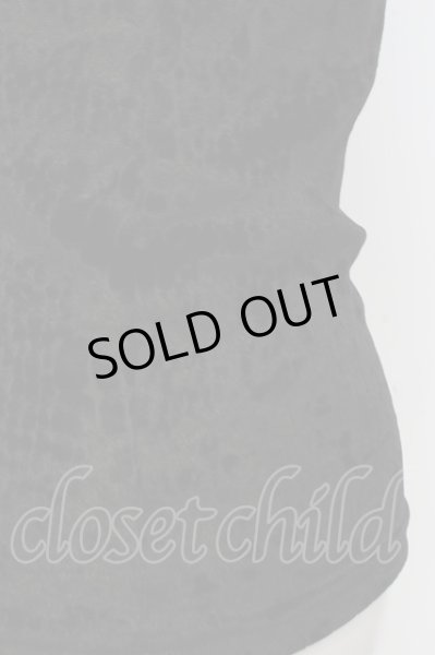 画像3: TORNADO MART タンクトップ.Vネックアニマルジャガードベロア /ブラック/ O-23-06-04-015-TO-to-YM-ZT154 (3)