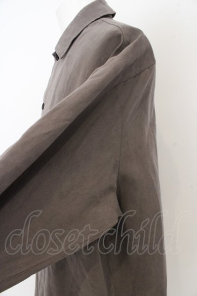 画像3: HARE シャツ.フェイクスウェードワイド /チャコール/S O-23-06-04-019-HA-sh-YM-ZT022 (3)