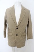 【セール】NO ID. ジャケット.Cストレッチクレープノッチドラペル2B七部袖 /ベージュ/2 O-23-06-04-020-NO-ja-YM-ZT260