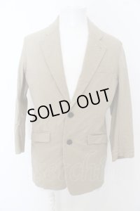 NO ID. ジャケット.Cストレッチクレープノッチドラペル2B七部袖 /ベージュ/2 O-23-06-04-020-NO-ja-YM-ZT260