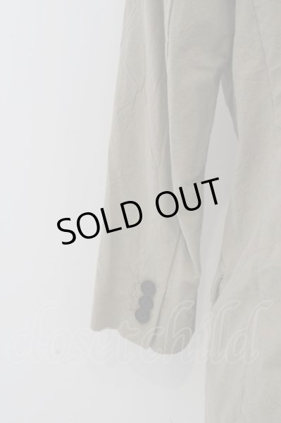 画像3: NO ID. ジャケット.Cストレッチクレープノッチドラペル2B七部袖 /ベージュ/2 O-23-06-04-020-NO-ja-YM-ZT260 (3)