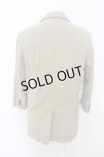 画像4: NO ID. ジャケット.Cストレッチクレープノッチドラペル2B七部袖 /ベージュ/2 O-23-06-04-020-NO-ja-YM-ZT260 (4)