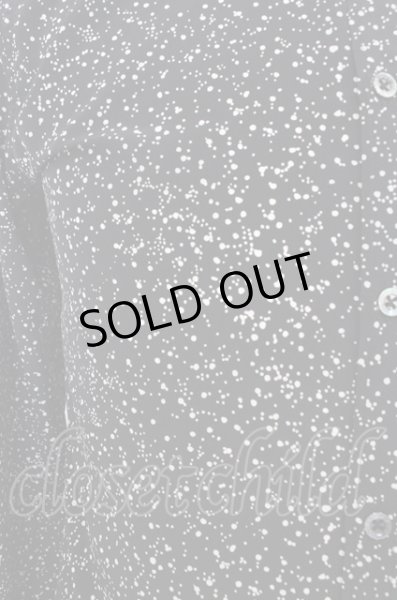 画像2: GOSTAR DE FUGA シャツ.変形ドット柄 /ブラック/44 O-23-06-09-010-GO-sh-YM-ZT101 (2)