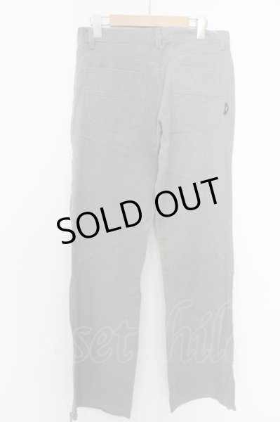 画像4: BERNINGS-SHO パンツ.裾ZIPパッチワーク /グレー/L O-23-06-12-031-BE-pa-YM-ZT177 (4)