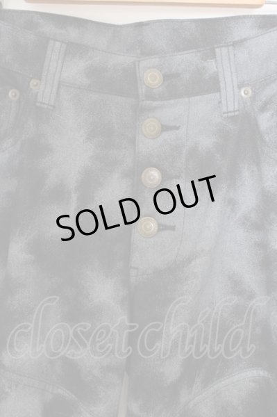 画像2: TORNADO MART パンツ.レースアップブリーチフレアデニム /ネイビー/L O-23-06-12-034-TO-pa-YM-ZT177 (2)