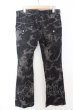 画像4: TORNADO MART パンツ.レースアップボタニカルフレアデニム /ブラック/M O-23-06-12-040-TO-pa-YM-ZT463 (4)
