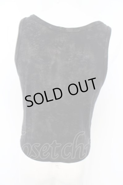 画像3: TORNADO MART タンクトップ.ムラ染めショート /ブラック/ O-23-06-12-010-TO-to-YM-ZT171 (3)