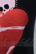 画像2: TORNADO MART Tシャツ.コラボハートスカル /ブラック/L O-23-06-12-011-TO-ts-YM-ZT171 (2)