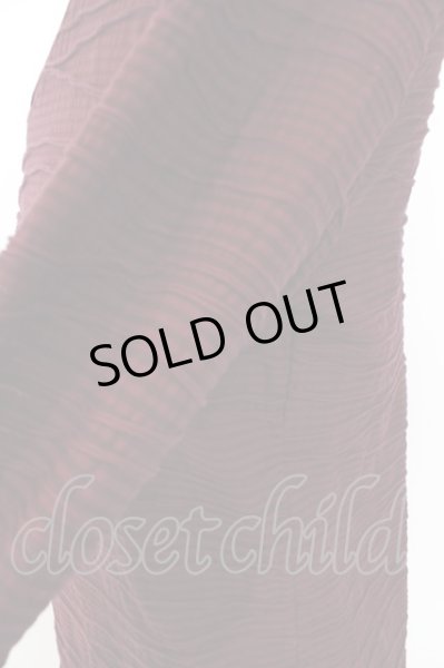 画像3: TORNADO MART カットソー.タックジャガード /ボルドー/M O-23-06-12-013-TO-to-YM-ZT171 (3)