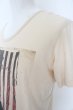画像2: en（清春） Tシャツ.FLAG /ベージュ/ O-23-06-12-024-EN-ts-YM-ZT228 (2)