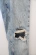画像2: ZARA MAN パンツ.ラベルクロップドダメージスキニー /インディゴ/EU 40 O-23-06-16-012-ZA-pa-YM-ZT182 (2)