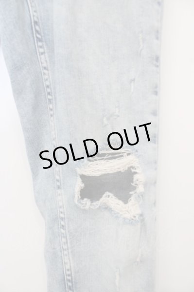 画像2: ZARA MAN パンツ.ラベルクロップドダメージスキニー /インディゴ/EU 40 O-23-06-16-012-ZA-pa-YM-ZT182 (2)