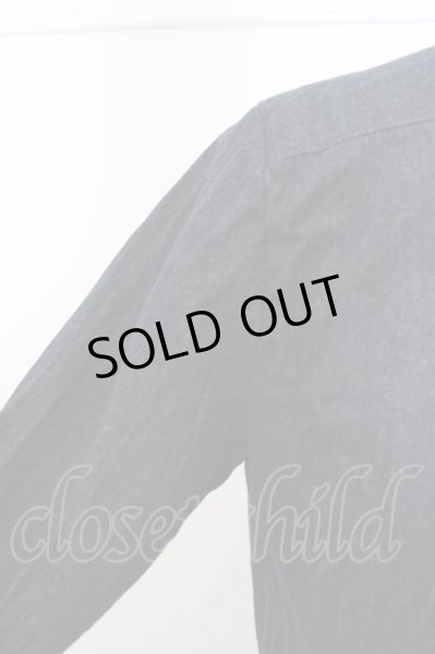 画像3: NO ID. シャツ.【タグ付き】シワ加工デニムショートカラー /インディゴ/1 O-23-06-18-003-NO-sh-YM-ZT247 (3)