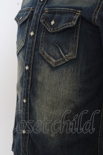 画像3: FUGA シャツ.ヴィンテージデニムウエスタン'08 /インディゴ/44 O-23-06-18-035-FU-sh-YM-ZT214 (3)