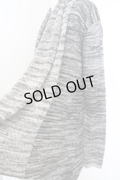 画像2: FUGA カーディガン.ORNATRIX 変形裾スラブニットガウン /グレー/44 O-23-06-18-018-FU-to-YM-ZT219 (2)