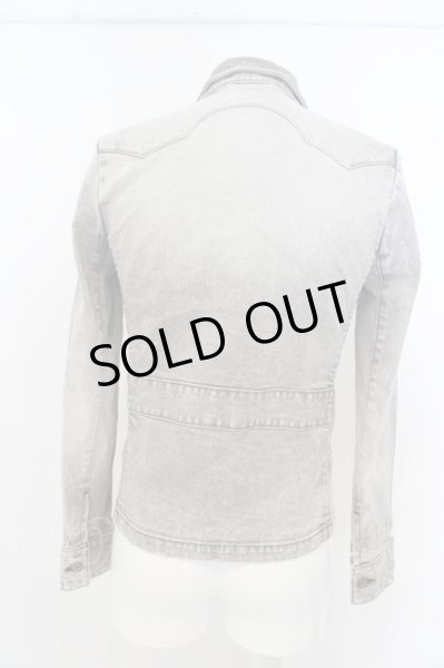 画像4: NO ID. ジャケット.【タグ付き】ストレッチデニムUSED /グレー/1 O-23-06-18-002-NO-ja-YM-ZT245 (4)