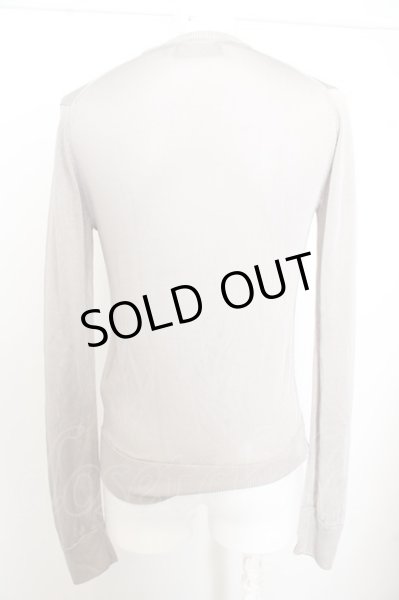 画像3: MURDER LICENSE カーディガン.ローゲージ /シルバー/44 O-23-06-19-051-MU-to-YM-ZT246 (3)