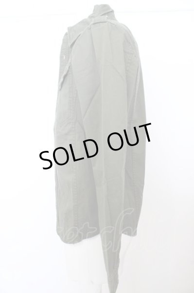 画像2: GOSTAR DE FUGA シャツ.ダメージミリタリー'12SS /カーキ/44 O-23-06-19-052-GO-sh-YM-ZT246 (2)