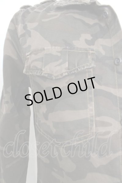 画像2: GOSTAR DE FUGA シャツ.Possible ワイドカラーミリタリー'13SS /カモフラ/44 O-23-06-19-053-GO-sh-YM-ZT246 (2)