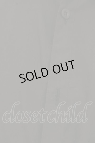 画像2: MILK BOY シャツ.刺繍襟 /ブラックｘアイボリー/ O-23-06-19-107-MI-sh-YM-ZT375 (2)