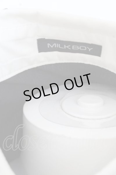 画像4: MILK BOY シャツ.刺繍襟 /ブラックｘアイボリー/ O-23-06-19-107-MI-sh-YM-ZT375 (4)