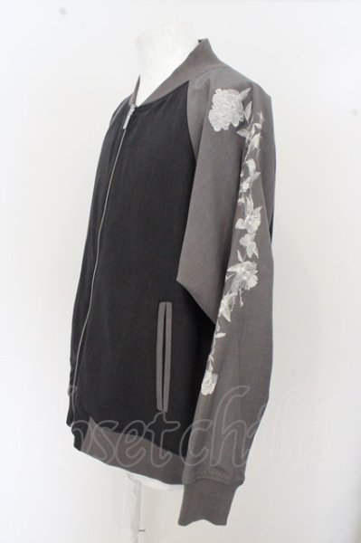 画像4: NO ID. BLACK ジャケット.エンブロイダリーリバーシブルBIG'23SS /グレー/ONE O-23-06-24-028-NO-ja-YM-ZT227 (4)